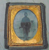 1/4 Plate Civil War Ambrotype.