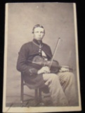 Civil War CDV. Fiddler.