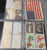 Postcards in Two Albums.