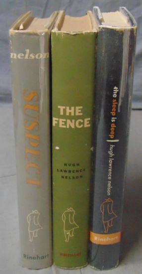 Hugh Lawrence Nelson. Lot of Three 1sts.