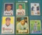 Lot of Five. 1950's Baseball Cards. Hall of Fame.