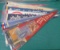 Lot of 20 Vtg Sports Pennants, Yankees & More