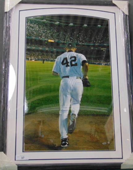 Mariano Rivera Signed Photo, "Entering the Game"