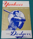 1953 World Series Program.