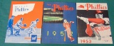 Philadelphia Phillies Yearbook Lot.