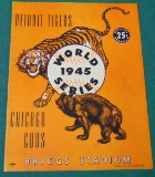 1945 World Series Program.