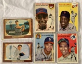 (6) Super Star Topps Baseball Card Lot.