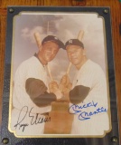 Mantle and Maris Signed 8 x 10