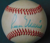 Roger Maris Single Signed Baseball.