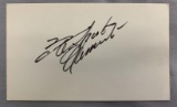 Roberto Clemente Signed Index Card.