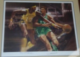 Havlicek Chamberlain Signed Autograph Lithograph.