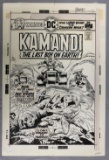 Joe Kubert Original Cover Art. Kamandi #37.