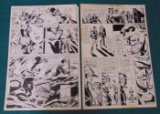 Dick Dillin, Original Action Comic Pages.
