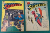 Two Golden Age Superman Comics.