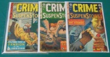 EC Crime SuspenStories #17, 19, and 26