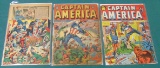Low Grade Captain America Lot #10, 22, 37