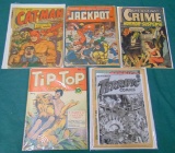 Low Grade Golden Age Comic Lot of 5
