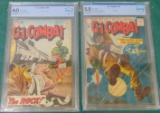 G. I. Combat. Lot of Two CBCS Graded.