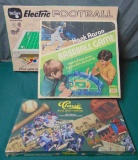 3 Boxed Sports Games, Hank Aaron, Football, Etc