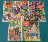 Fantastic Four Lot of Six Comics.