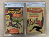 Amazing Spiderman Lot of Two CBCS Graded.