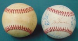 1982 & 1988 NY Yankees Team Signed Baseballs