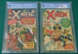 X-Men Comics #'s 3 & 5 CBCS Graded.