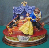 Capodimonte Beauty & the Beast Figural Grouping