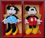 Modern Gund Mickey and Minnie Dolls.