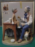 Lladro #5396 Pinocchio & Geppetto, Puppet Painter