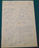 1973 Mets Old Timers Game Autographs
