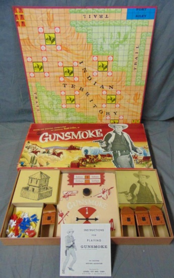 Gunsmoke. Western Board Game.