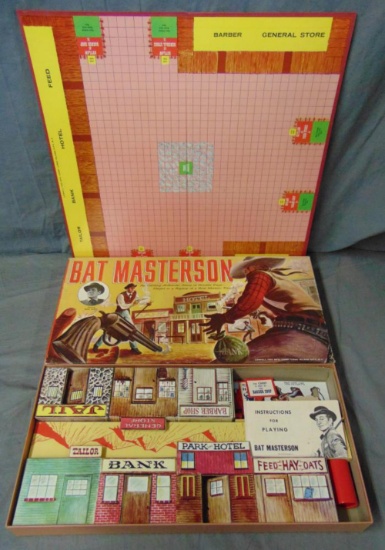 Bat Masterson. Western Board Game.