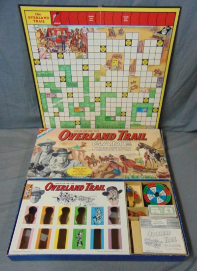Overland Trail. Transogram Board Game.