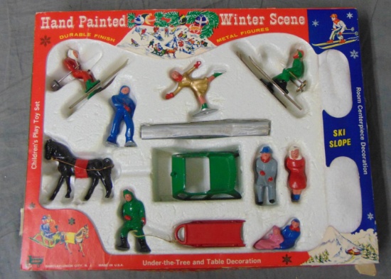 Scarce Boxed Barclay Winter Scene.