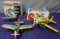 3 Vintage Japanese Toy Military Planes