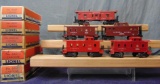5 Boxed Lionel Cabooses