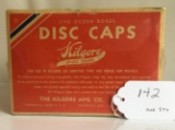 Kilgore Disc Caps Store Display Box.