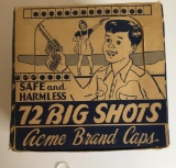 Acme Brand Big Shot Caps Store Display Box.