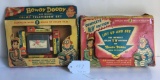 Howdy Doody. Boxed Color Television Sets. (2).