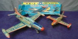 2 Early Japanese Toy Jet Planes