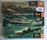 Revell Model Kit Lot of Three.