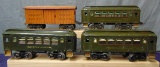 4 Original Early Lionel Cars
