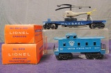 Boxed Lionel 3419 & 6017-100 Military Cars