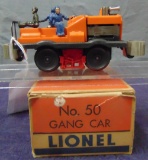 Unusual Boxed Lionel 50 Gang Car
