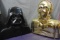 Star Wars Darth Vader & C3PO Action Figure Cases