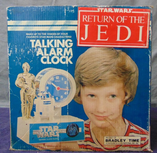 1980 Star Wars Talking Alarm Clock in Original Box