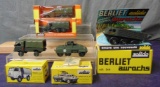 5 Boxed Solido Military Vehicles