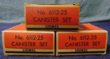 3 Variations 6112-25 Canisters