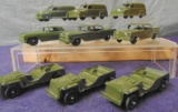 9 LN TootsieToy Military Vehicles